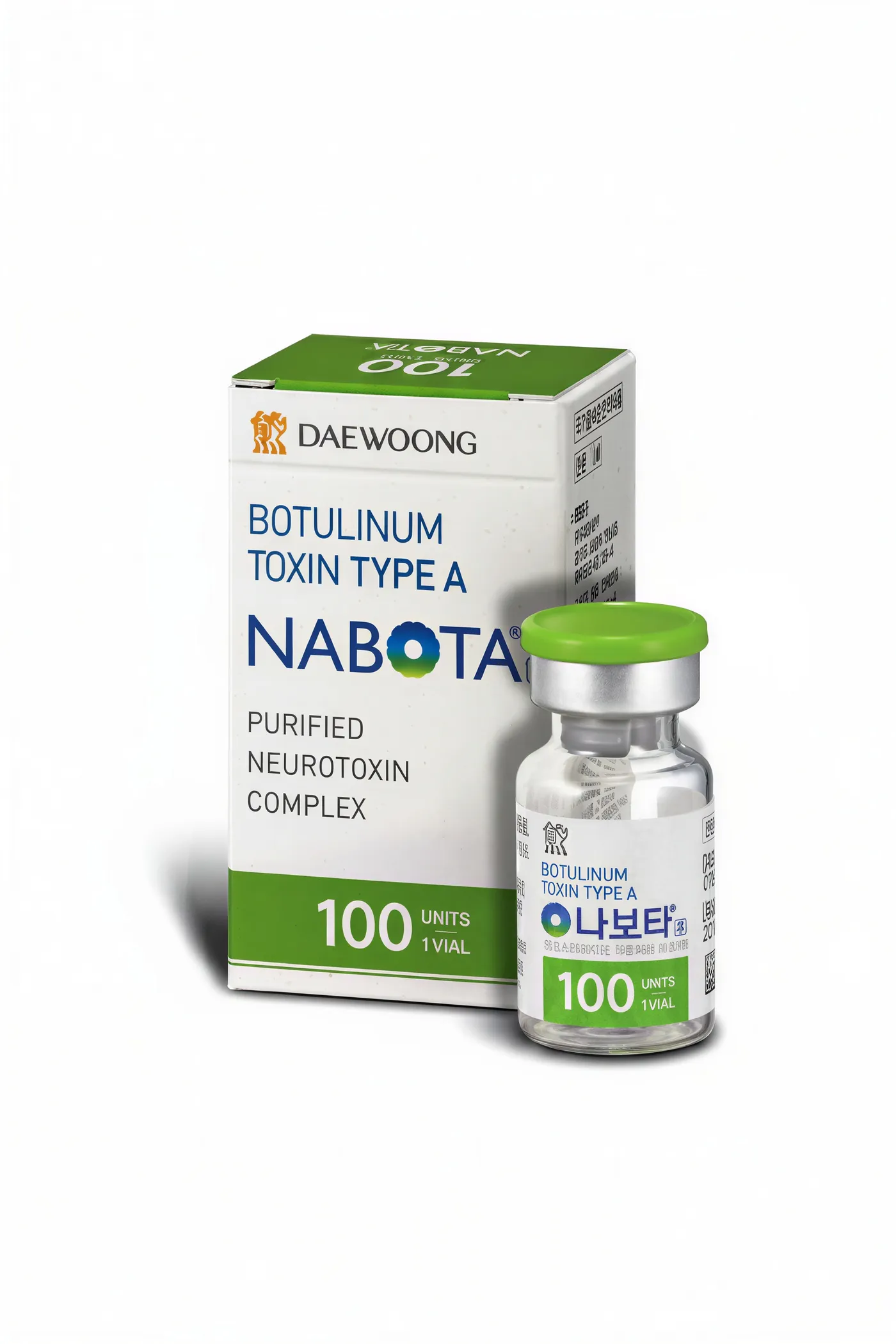 Nabota® 100 U | Toxina Botulínica Tipo A de Acción Rápida — Toxina botulínica (1)